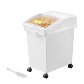 Rice Storage Container, 6.6Gallon/25L x3 Capacity Large Dog Food Dispenser Bin, Kitchen Ingredient Grain Cereal Flour Bin