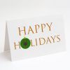 English Toy Terrier - Dog Face Happy Holidays Christmas Greeting Cards Pack of 8 Blank Cards with Envelopes Whimsical A7 Size 5x7 Blank Note Cards