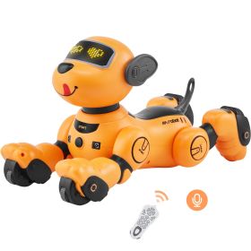 Remote Control Robot Dog Toy, 2.4GHz RC Dog Programmable Smart Interactive Robotic Pet for Kids with Follow Function, Touch & Voice Control