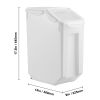 Rice Storage Container, 4.5Gallon/20L Capacity Large Dog Food Dispenser Bin, Kitchen Ingredient Grain Cereal Flour Bin