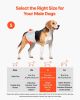 VEVOR Disposable Male Dog Diapers, Super Absorbent Male Dog Wraps, 360 ° Leak-Proof Belly Bands with Wetness Indicator for Doggies in Heat, Training