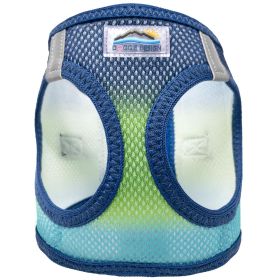 American River Choke Free Dog Harness Ombre Collection (Color: Northern Lights, size: 2X/3X-Large)